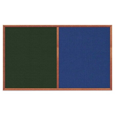United Visual Products Slim Style Indoor Enclosed Corkboard, 18 UV501SCH-WHITE-CLOUD